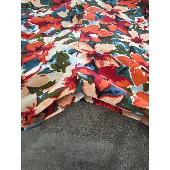 Floral Sleeveless Summer Romper With Adjustable Straps - Picture 9 of 10